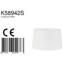 Kap 24*30*18 Rnd Be27 Effen Wit