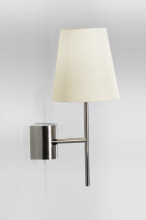 Lupia Wandleuchte Retro / inclusive Schirm Chintz weiß / 2204-1-69