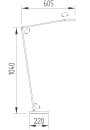 Knapstein Stehleuchte Thea-S Effekt bronze 41.980.34
