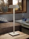 Oligo Tischleuchte GLANCE / gerade / Zugdimmer, Up-/Downlight / Cashmere matt 45-883-10-51 Ausstellungsstück TOP