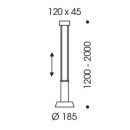 Oligo Pendelleuchte GLANCE 1-flammig / schwarz matt G42-883-21-23