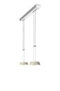 Oligo Pendelleuchte GLANCE / 2-flammig / Rot matt G42-883-33-25