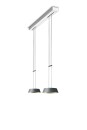 Oligo Pendelleuchte GLANCE / 2-flammig / Rot matt G42-883-33-25