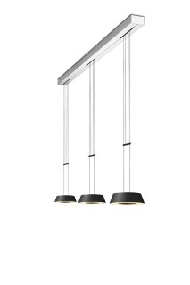 Oligo Pendelleuchte GLANCE / 3-flammig / Schwarz matt G42-883-43-23