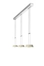Oligo Pendelleuchte GLANCE / 3-flammig / Grau matt G42-883-43-45