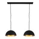 Steinhauer Semicirkel Hangl. 2-l. E27 35x130x150cm 2556ZW