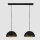 Steinhauer Semicirkel Hangl. 2-l. E27 35x130x150cm 2556ZW