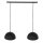 Steinhauer Semicirkel Hangl. 2-l. E27 35x130x150cm 2556ZW