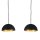 Steinhauer Semicirkel Hangl. 2-l. E27 35x130x150cm 2556ZW