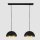 Steinhauer Semicirkel Hangl. 2-l. E27 35x130x150cm 2556ZW