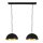 Steinhauer Semicirkel Hangl. 2-l. E27 35x130x150cm 2556ZW