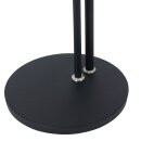 Steinhauer Turound LED Vloerl. 2-l. led knik grey glas...