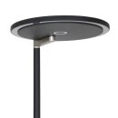 Steinhauer Turound LED Vloerl. 2-l. led knik grey glas 2663ZW