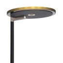 Steinhauer Turound LED Vloerl. 2-l. led knik grey glas 2663ZW