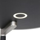 Steinhauer Turound LED Vloerl. 2-l. led knik grey glas 2663ZW