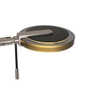 Steinhauer Turound LED Vloerl. 2-l. led knik grey glas 2663ZW