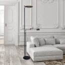 Steinhauer Turound LED Vloerl. 2-l. led knik grey glas 2663ZW
