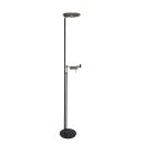 Steinhauer Turound LED Vloerl. 2-l. led knik grey glas 2663ZW