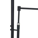 Steinhauer Turound LED Vloerl. 2-l. led knik grey glas 2663ZW
