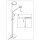 Steinhauer Turound LED Vloerl. 2-l. led knik grey glas 2663ZW