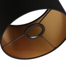 Steinhauer Kappen 2676 kap 20*12cm E27 zwart / goud K26762S