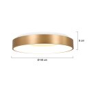 Plaf. rond 48cm 40w 2700K 2563GO