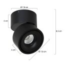Spot 1-L. 8w 3000K IP20 *M* 2673ZW