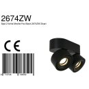 Spot 2-L. 8w 3000K IP20 *M* 2674ZW