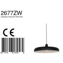 Hangl. 1-l. textile cable 2677ZW