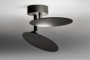 Lupia Deckenleuchte PLATE 2 Aluminium matt 3126-2-79