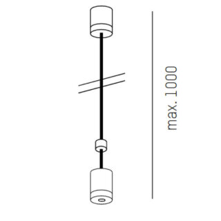 Molto Luce Volare - Seilabhängung 100cm versch. Ausführungen