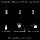Holtkötter Pendelleuchte Aura P3 Schwarz 2023-3-55 / leer ohne Glas