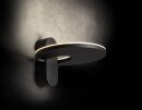 Holtkötter Wandleuchte Supernova WD +Dimmer / Schwarz 2141-1-55