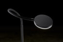 Holtkötter LED-Stehleuchte Flex S Schwarz / Blau, mit Tastdimmer 9920-1-553