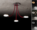 Holtkötter LED-Deckenleuchte Flex D3 Platin / Grau, dimmbar 9923-3-624
