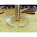 BP-Tischleuchte Fuß Nickel-matt / Klarglas