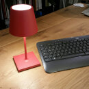 Sigor Akku-Tischleuchte Nuindie Mini 250mm feuerrot