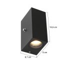 SteinhauerBuitenl. 2-l. led 4w 2700K sensor