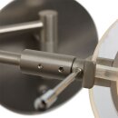 SteinhauerWandl. 1-l. led transp. glas