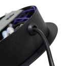 SteinhauerWandl. 1-l. led grey. glas