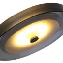SteinhauerWandl. 1-l. led grey. glas