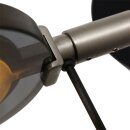 SteinhauerWandl. 1-l. led grey. glas