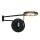 SteinhauerWandl. 1-l. led grey. glas