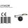 SteinhauerWandl. 1-l. led grey. glas