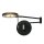 SteinhauerWandl. 1-l. led grey. glas