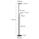 SteinhauerVloerl. 2-l.smoke 40+10w 2200-4000K