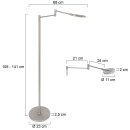SteinhauerVloerl. 1-l. led 10w clear glass