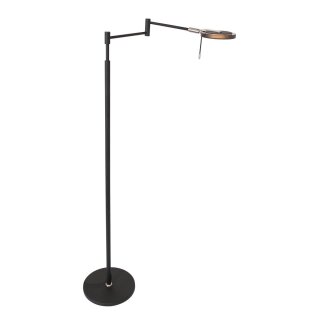 SteinhauerVloerl. 1-l. led 10w smoke glass