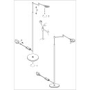 SteinhauerVloerl. 1-l. led 10w smoke glass