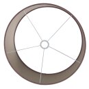 SteinhauerKap 50*50*20 Rnd Be27 zinc taupe ve